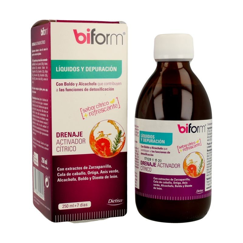 BIFORM DRENAJE CITRICOS ACTIVADOR 250ML - Imagen 1