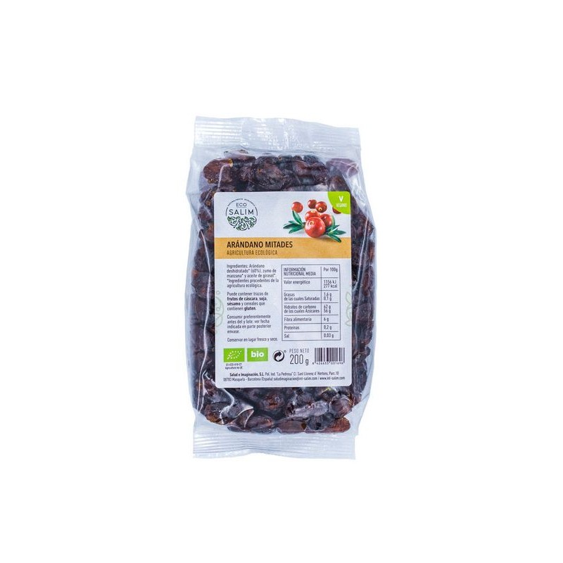 ARANDANO ROJO MITADES ECO 200 GR - Imagen 1