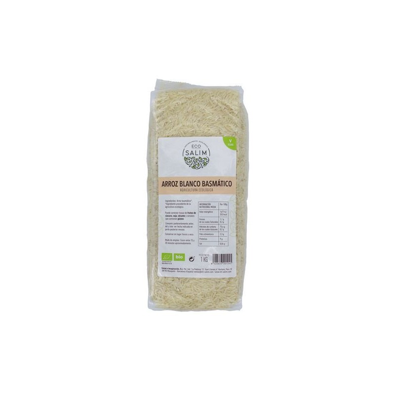 ARROZ BLANCO BASMATI ECO 1K - Imagen 1