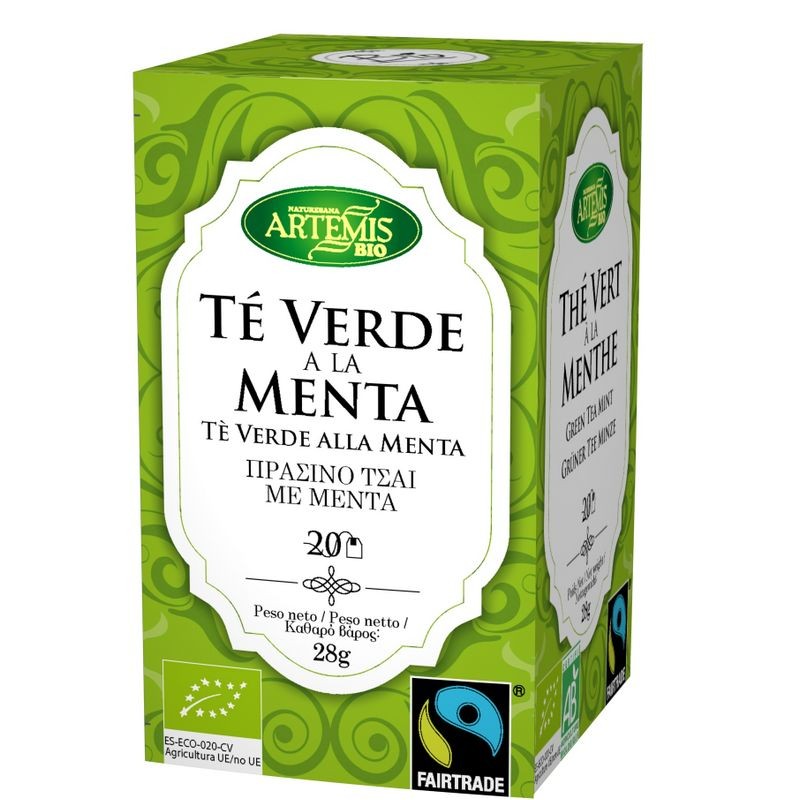 TE VERDE CON MENTA 20 FILTROS BIO - Imagen 1