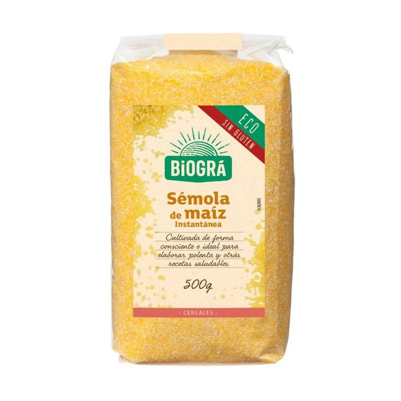 SEMOLA MAIZ BIO 500 GR POLENTA - Imagen 1