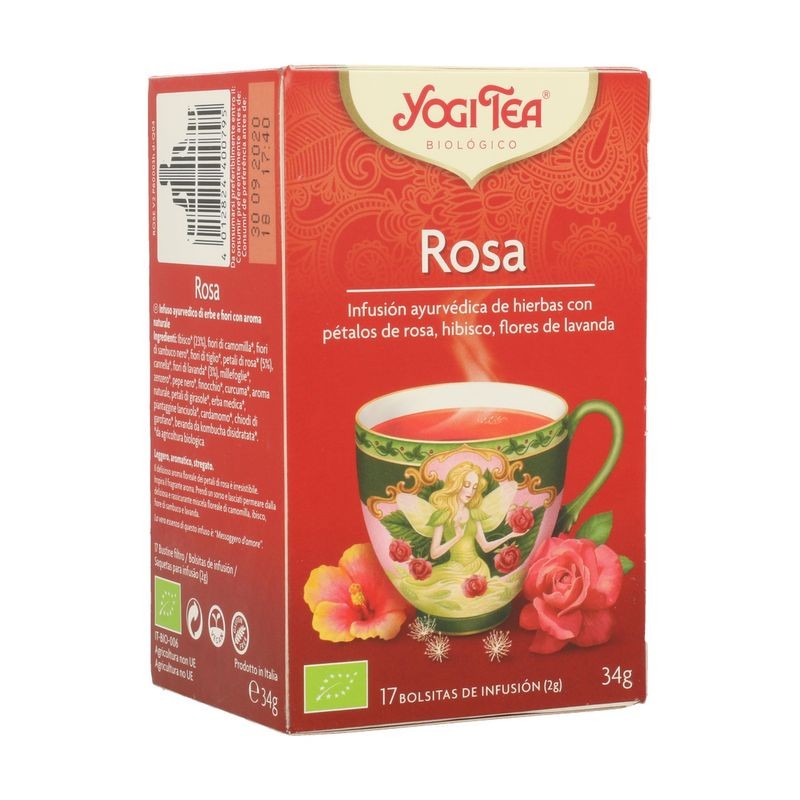 YOGI TEA ROSA 17 FILTROS - Imagen 1