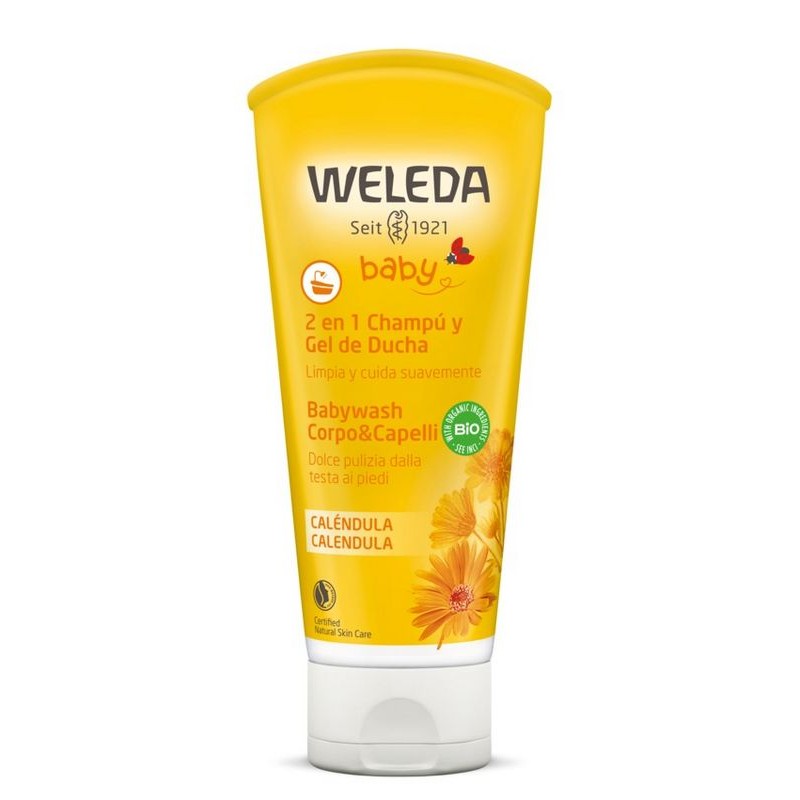 CHAMPU Y GEL DUCHA CALENDULA BEBE 200 ML - Imagen 1