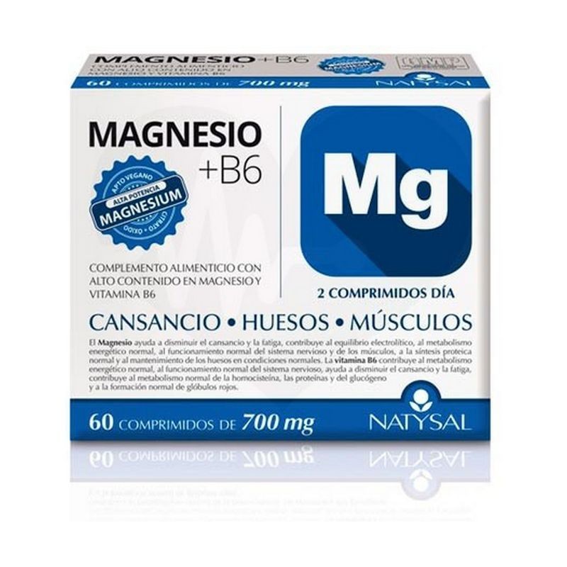 MAGNESIO BISGLICINATO+B6 60 COMPR - Imagen 1