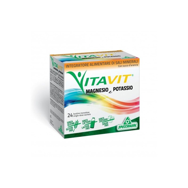 VITAVIT MG + K 24 SOBRES SABOR NARANJA - Imagen 1