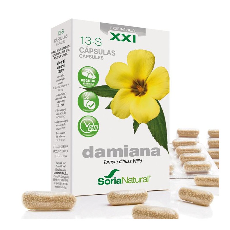 13-S DAMIANA 30 CAPS 690 MG - Imagen 1