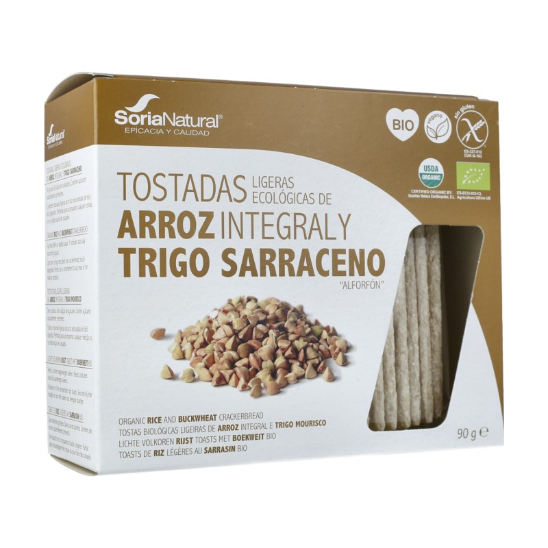 TOSTADAS ARROZ INT. TRIGO SARRACENO BIO - Imagen 1