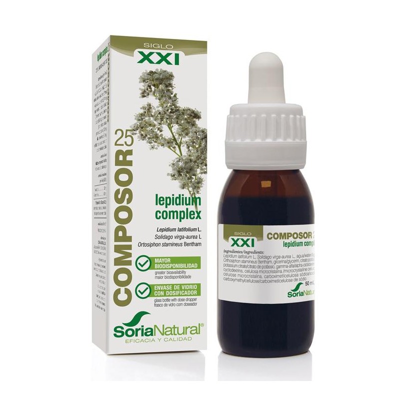 COMPOSOR 25 LEPIDIUM XXI 50 ML - Imagen 1