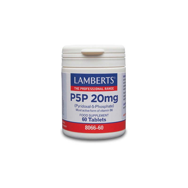 P5P 20 MG PIRIDOXAL 5 FOSFATO 60 TB - Imagen 1