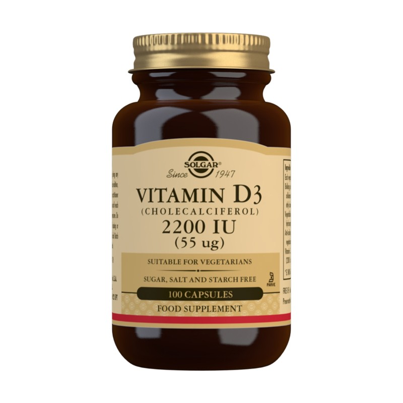 VITAMINA D3 2200 UI 55 MCG 50 VGCAPS - Imagen 1