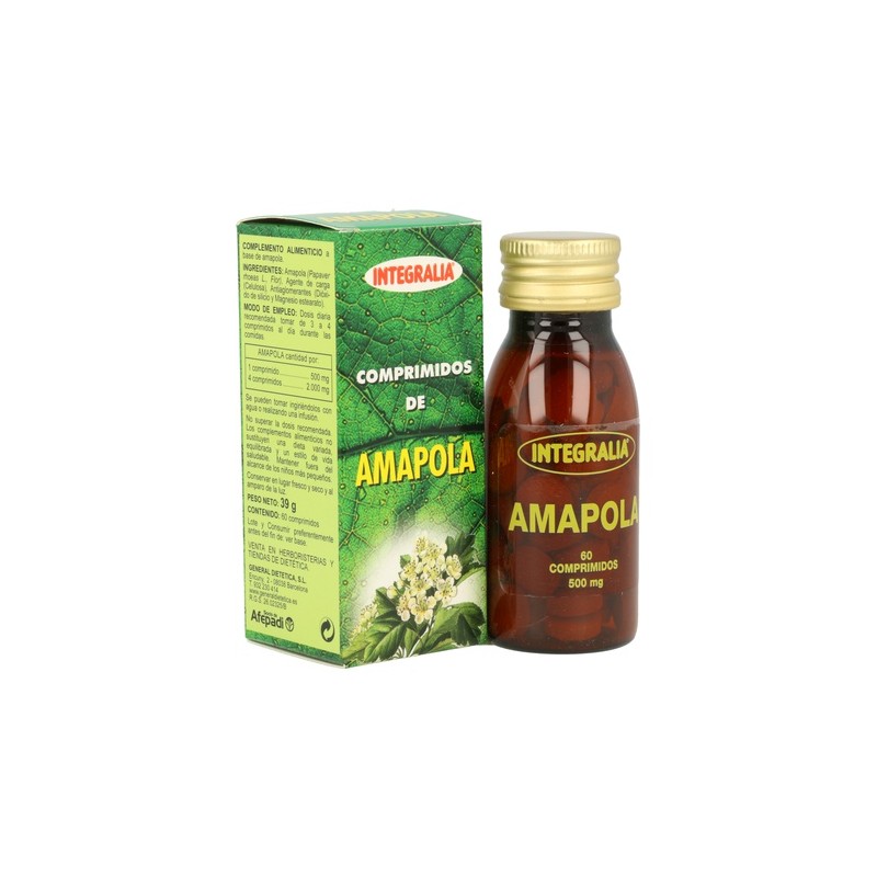 AMAPOLA 60 COMP 500 MG - Imagen 1