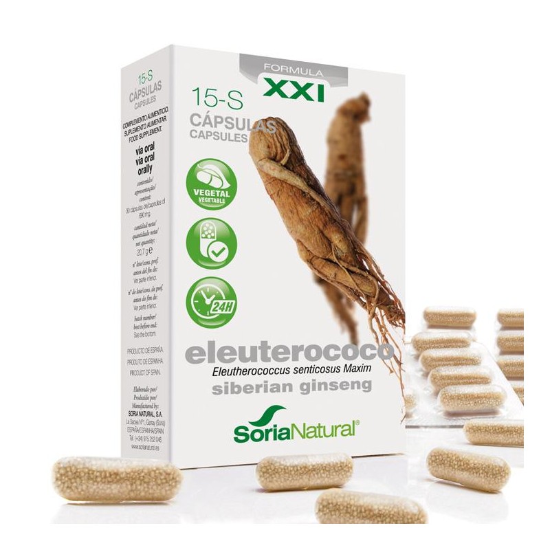 15-S ELEUTEROCOCO 30 CAPS 690 MG - Imagen 1