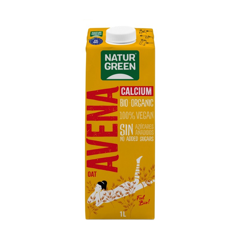 BEBIDA AVENA CALCIO 1L - Imagen 1