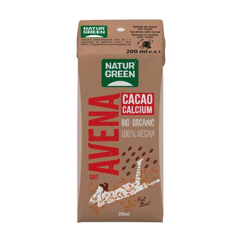 BEBIDA AVENA CHOCO CALCIO 200 ML - Imagen 1