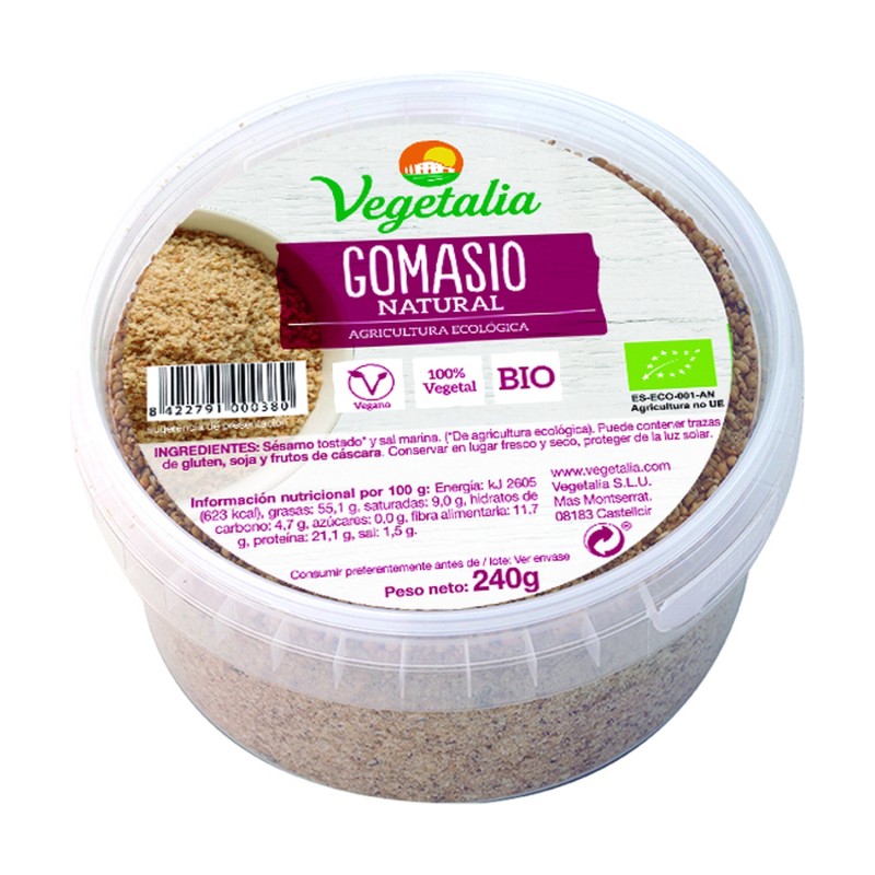 GOMASIO TARRINA 240 GR BIO - Imagen 1