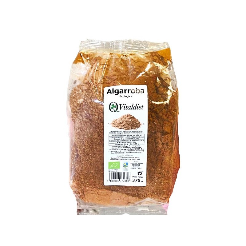 HARINA ALGARROBA BIO 375 GR - Imagen 1