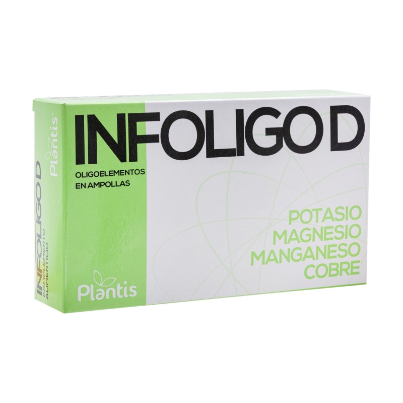 INFOLIGO D  K-MG-MN-CU 20 AMPOLLAS - Imagen 1