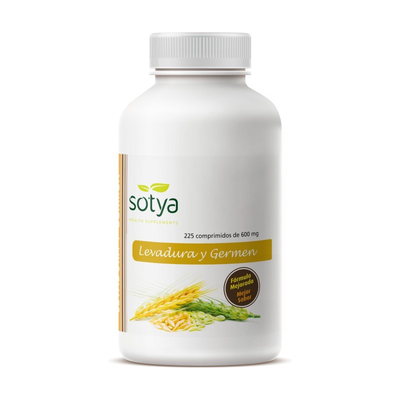 LEVADURA Y GERMEN 225 COMP 600 MG - Imagen 1