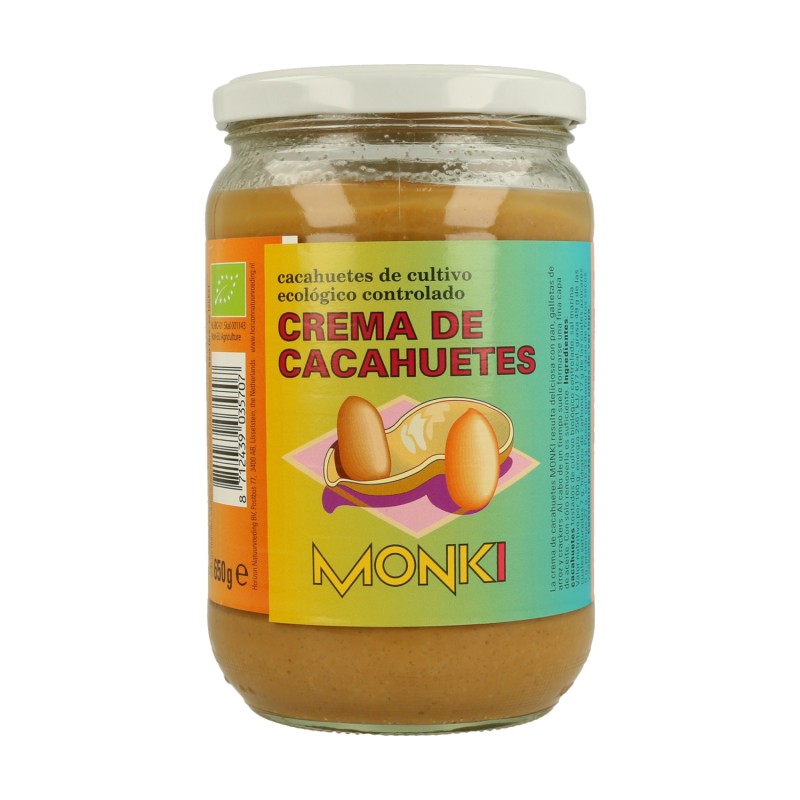 CREMA CACAHUETE BIO 650 GR - Imagen 1