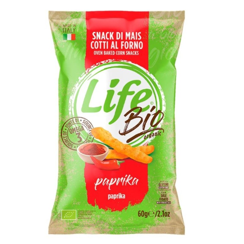 SNACK MAIZ PAPRIKA BIO 60 GR