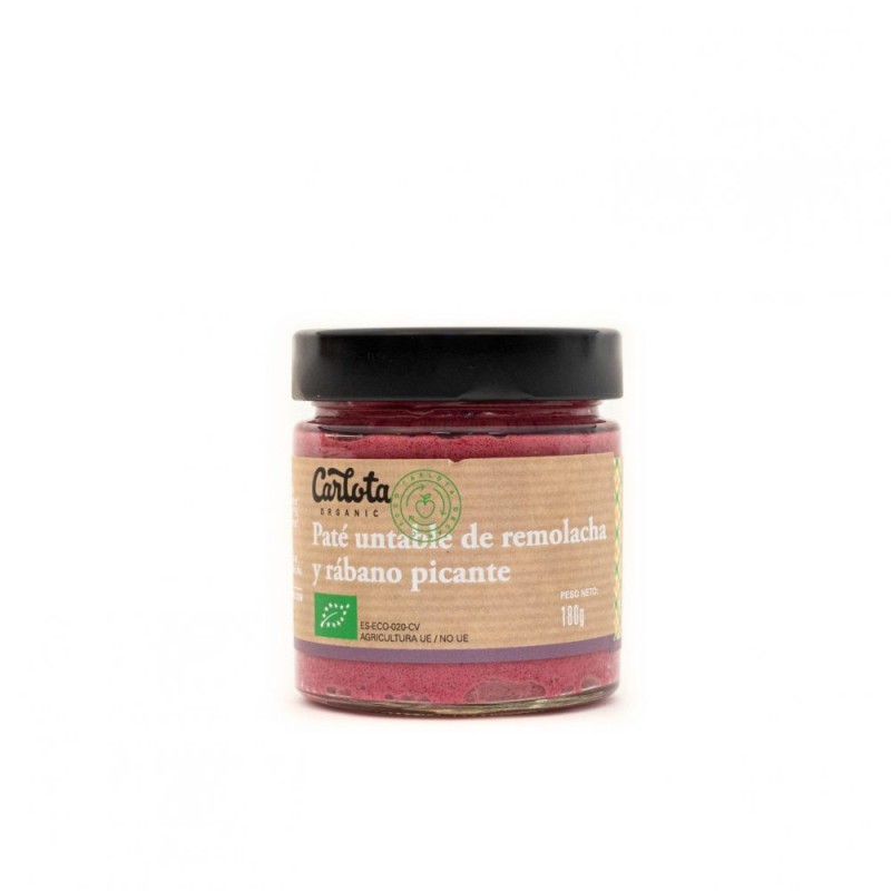 PATE UNTABLE REMOLACHA Y RABANO PICANTE 180 GR ECO