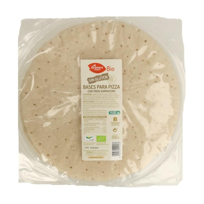 BASE PIZZA TRIGO SARRACENO 250 GR