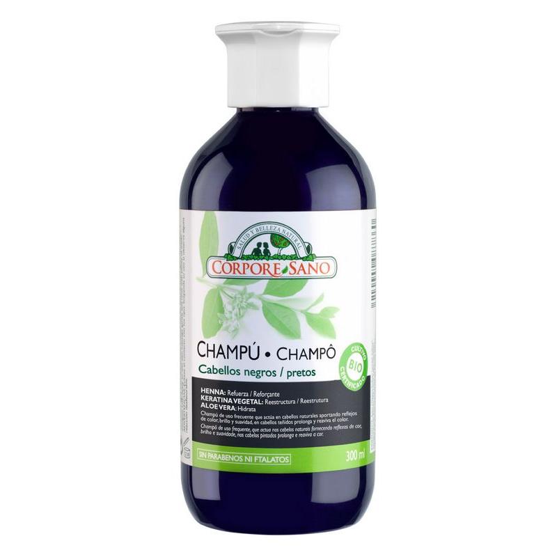 CHAMPU HENNA PALO CAMPECHE NEGRO 300 ML