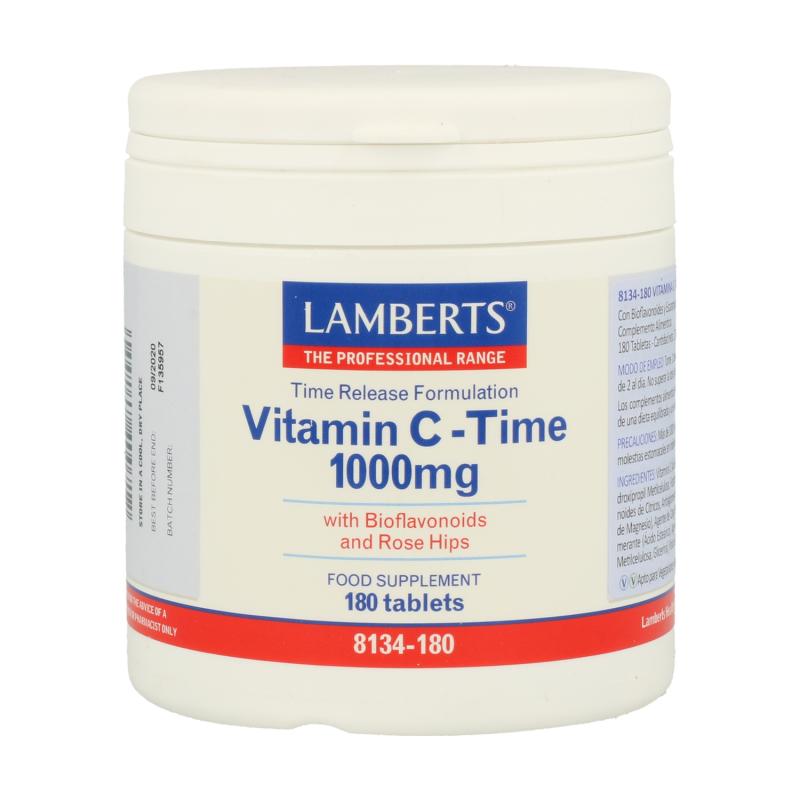 VITAMINA C - TIME 180 TAB. ROSE HIPS 1000 MG