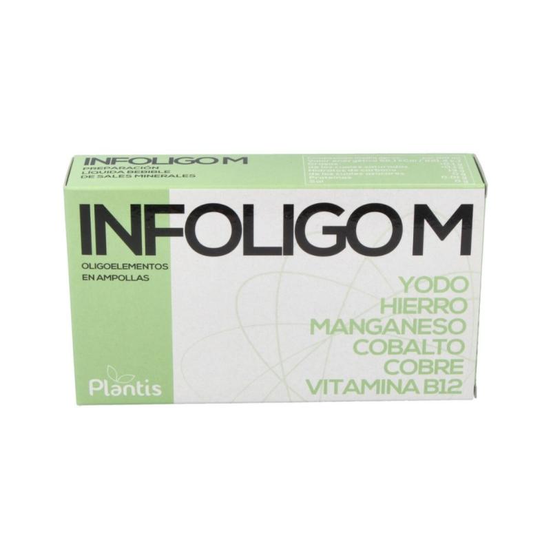 INFOLIGO M FE-CU-CO-I-MN 20 AMPOLLAS