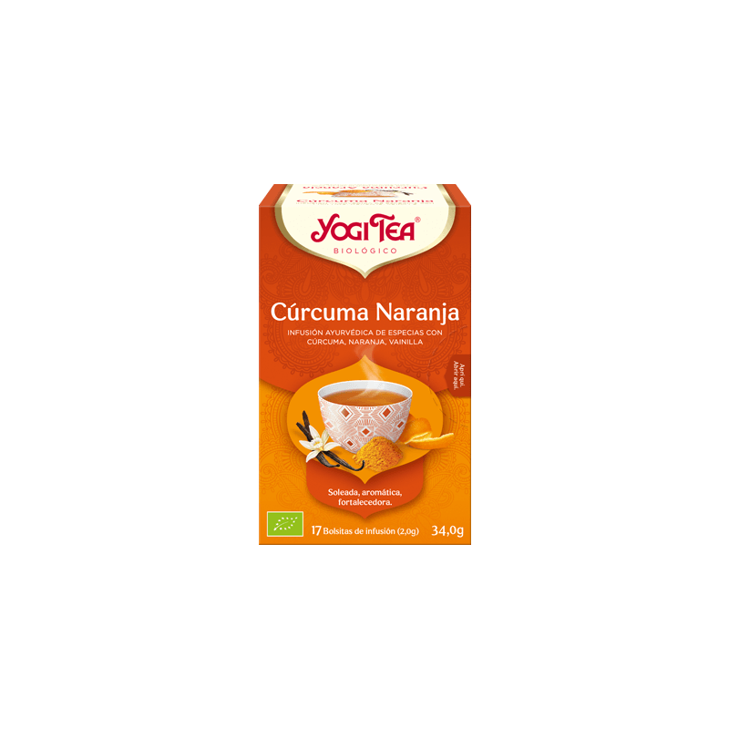 YOGI TEA CURCUMA NARANJA 17 FILTROS