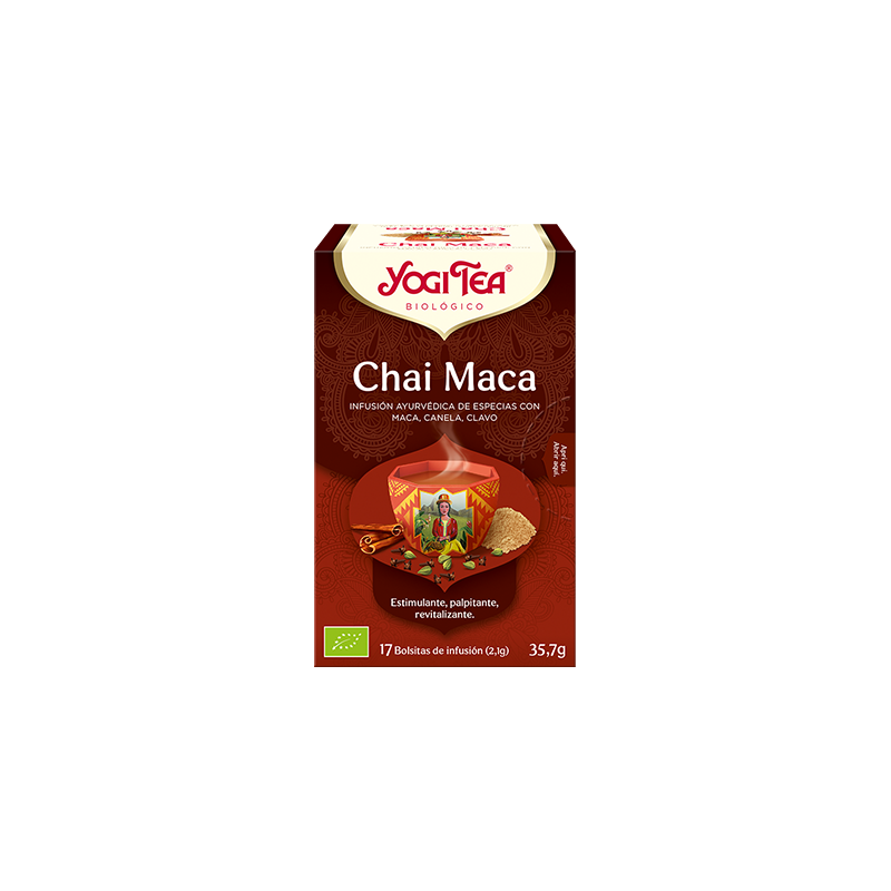 YOGI TEA CHAI MACA 17 FILTROS