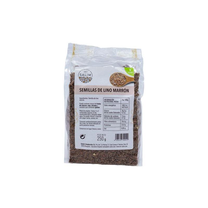 SEMILLAS LINO MARRON ECO 250 GR