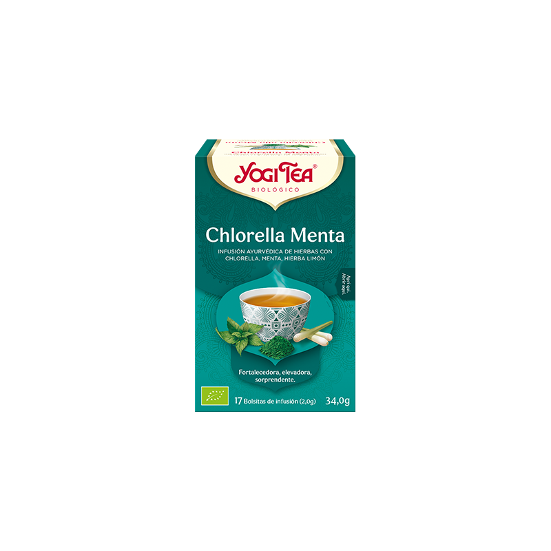 YOGI TEA CHLORELLA MENTA 17 FILTROS