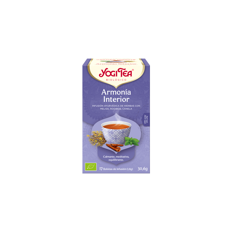 YOGI TEA ARMONIA INTERIOR 17 FILTROS