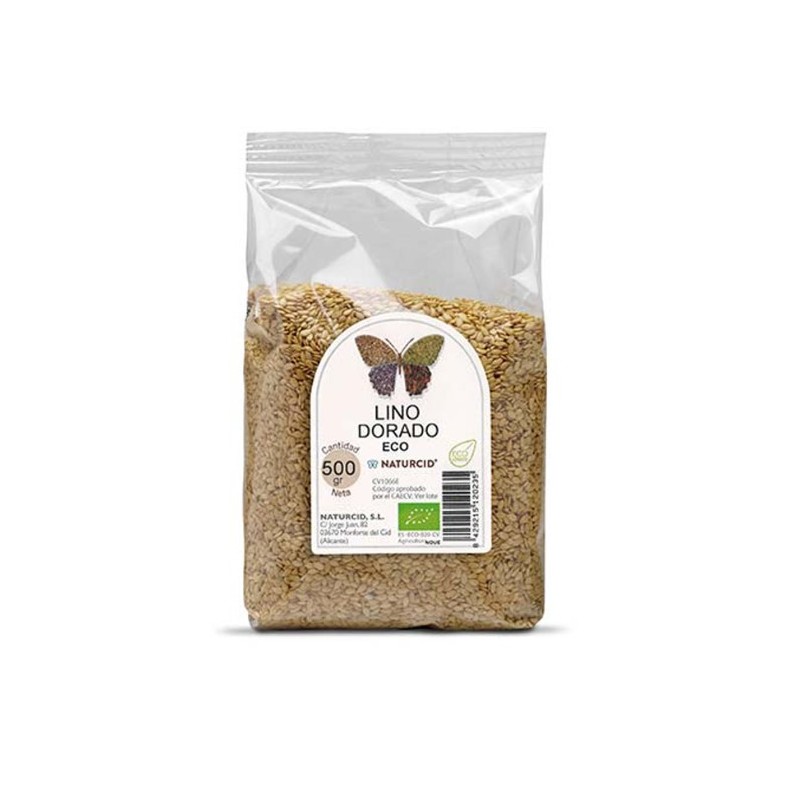 SEMILLAS LINO DORADO ECO 500 GR VEGANO