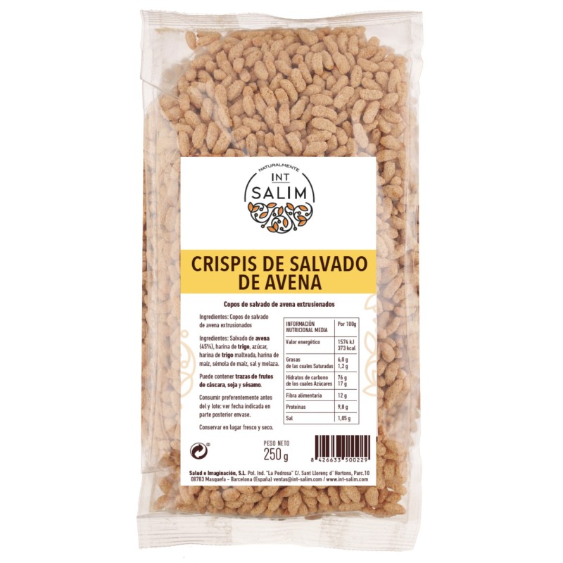 CRISPIS SALVADO AVENA 250 GR