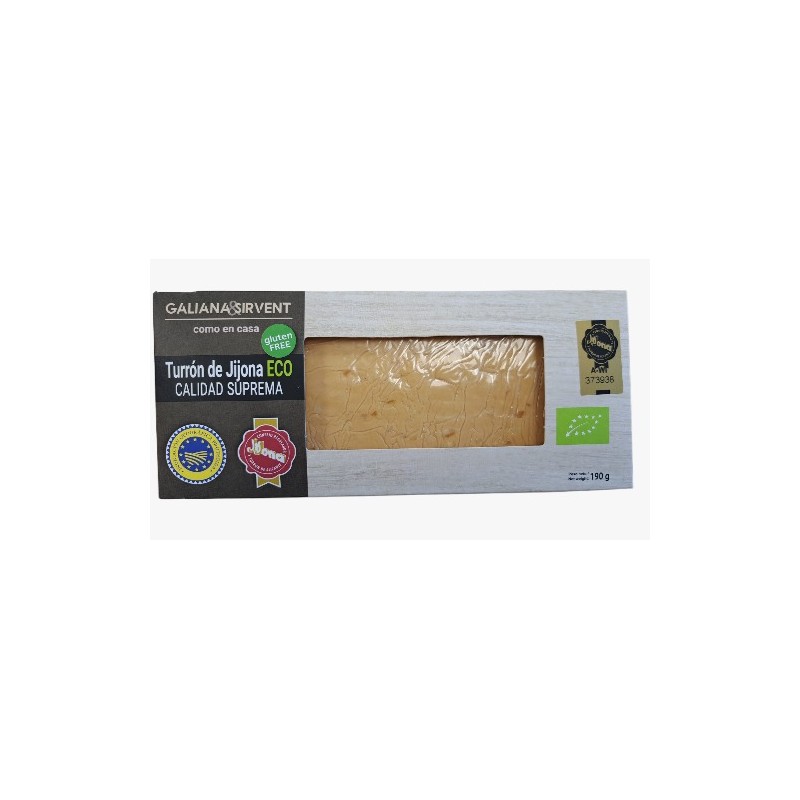 TURRON JIJONA ECO 190 gr