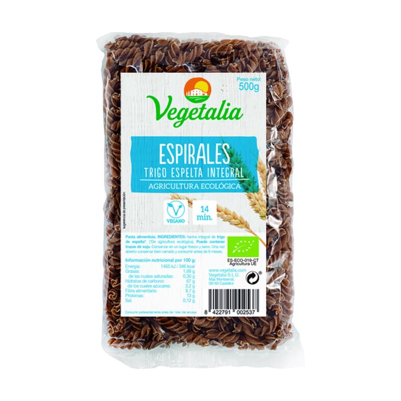 ESPIRALES ESPELTA INTEGRAL BIO 500 GR