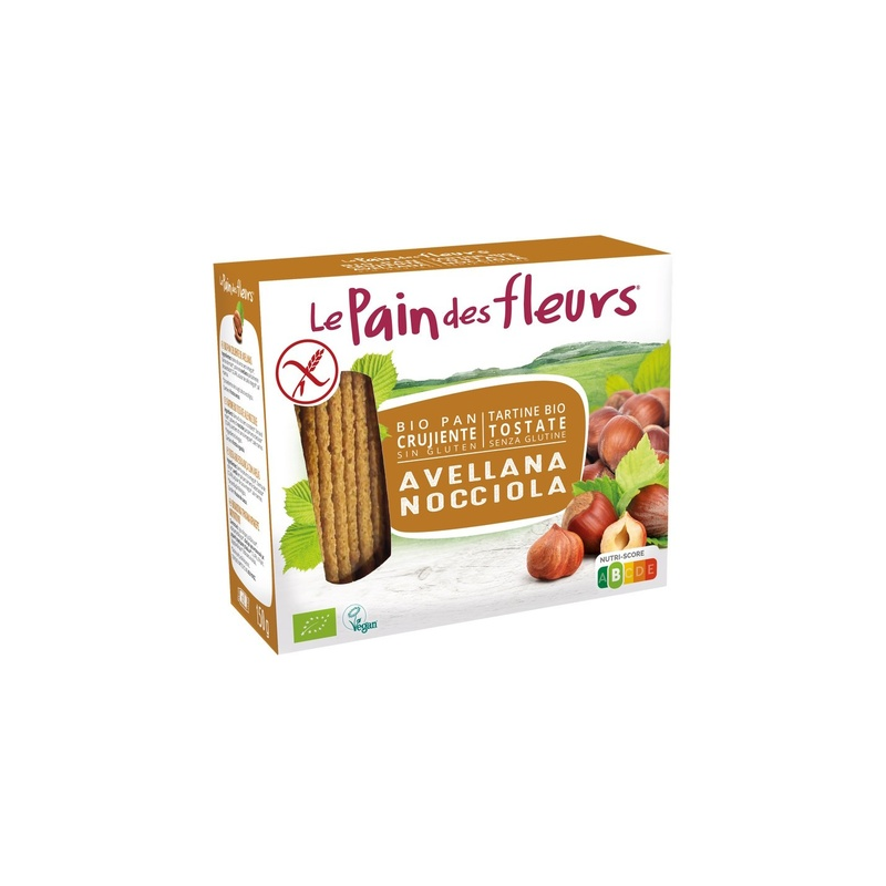 PAN DE FLORES BIO AVELLANA SIN GLUTEN 150 GR