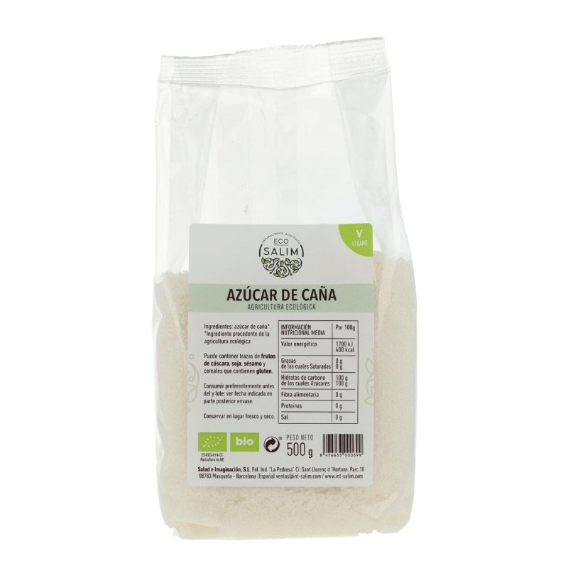 AZUCAR CAÑA BLANCO 500GR ECO