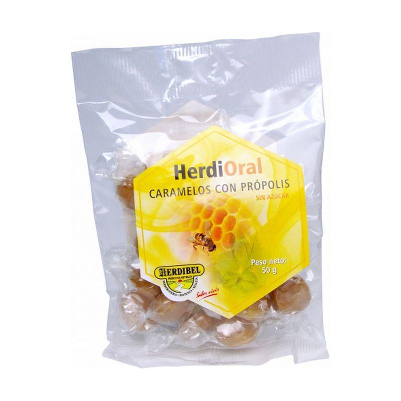 HERDIORAL CARAMELOS C/PROPOLIS S/ AZUCAR 50 GR