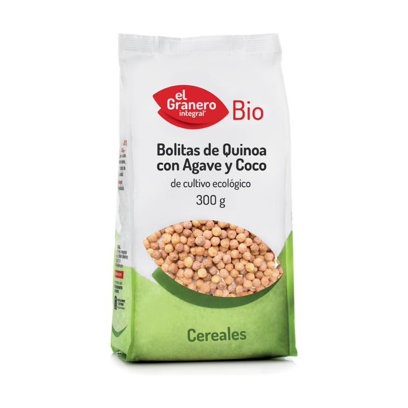 BOLITAS QUINOA AGAVE COCO BIO 300 GR