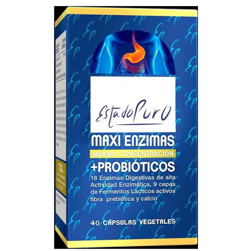 MAXI ENZIMAS+ PROBIOTICOS 40 CAP VEGE